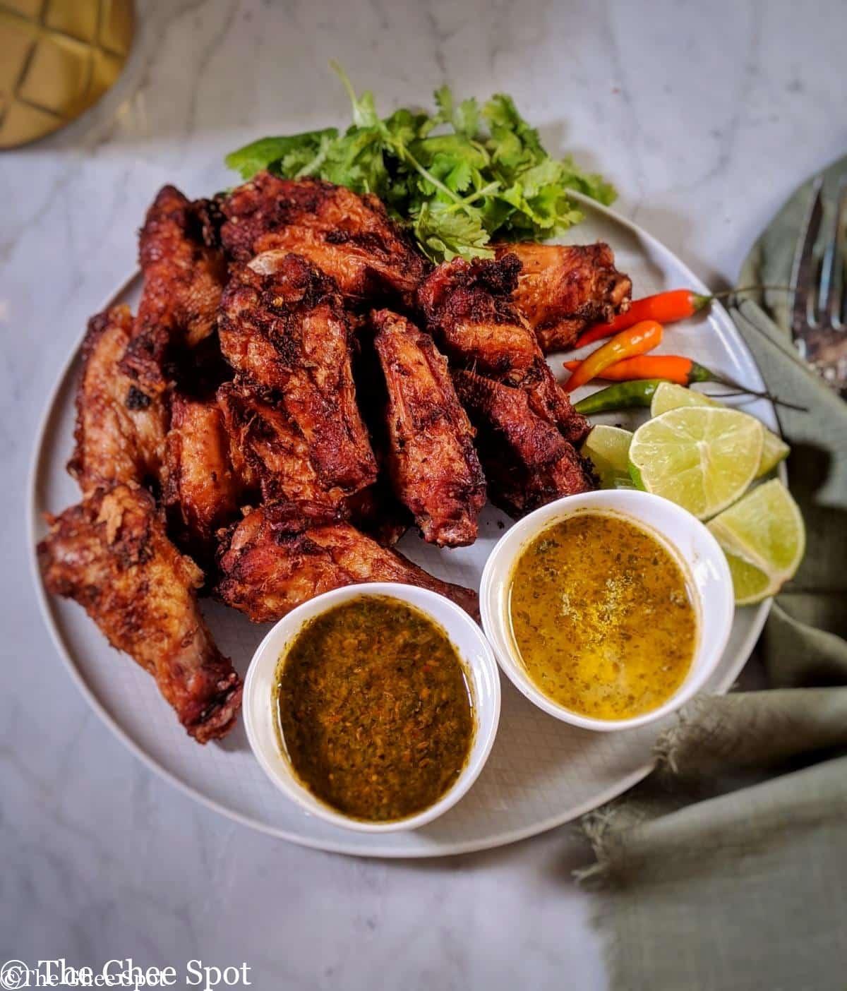 Punjabi style chicken wings.